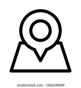 location icon or logo isolated sign symbol vector illustration - high quality black style vector icons
