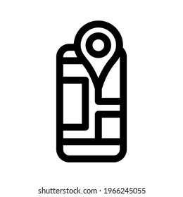 location icon or logo isolated sign symbol vector illustration - high quality black style vector icons
