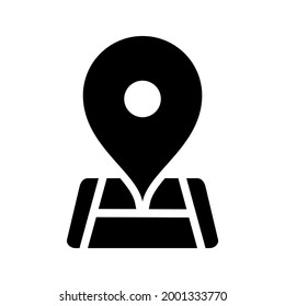 location icon or logo isolated sign symbol vector illustration - high quality black style vector icons