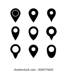 location icon or logo isolated sign symbol vector illustration - Collection of high quality black style vector icons
