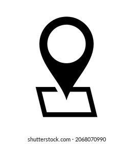 location icon or logo isolated sign symbol vector illustration - high quality black style vector icons