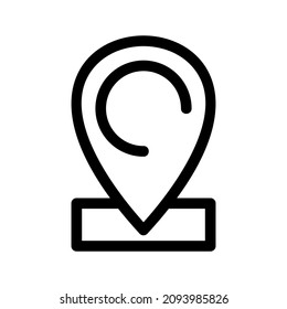 location icon or logo isolated sign symbol vector illustration - high quality black style vector icons
