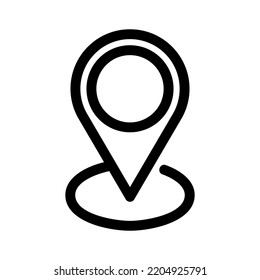 location icon or logo isolated sign symbol vector illustration - high quality black style vector icons
