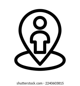 location icon or logo isolated sign symbol vector illustration - high quality black style vector icons
