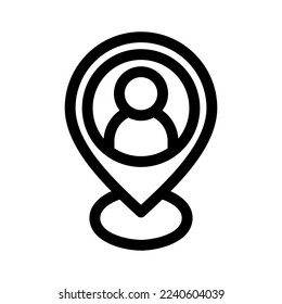 location icon or logo isolated sign symbol vector illustration - high quality black style vector icons
