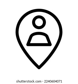 location icon or logo isolated sign symbol vector illustration - high quality black style vector icons
