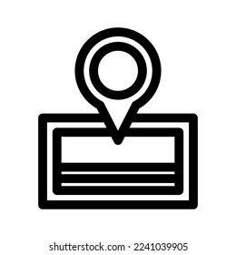 location icon or logo isolated sign symbol vector illustration - high quality black style vector icons

