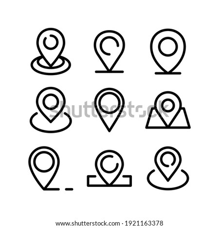 location icon or logo isolated sign symbol vector illustration - Collection of high quality black style vector icons
