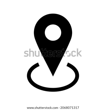 location icon or logo isolated sign symbol vector illustration - high quality black style vector icons