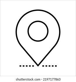 Location icon, logo or symbol