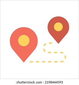 Location icon, logo or symbol
