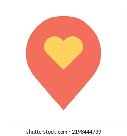 Location icon, logo or symbol