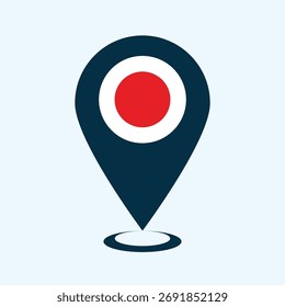 Ícone de localização, logotipo, símbolo. Tipo eps para evento, localização, banner, outro site