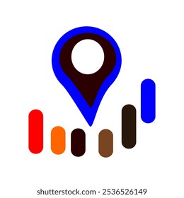 Location icon Logo vector place image
