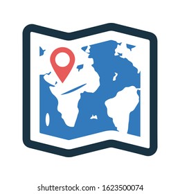 Location Icon, Map, Address, Geographical Position