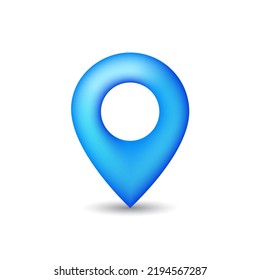 Location icon. Map, home, office location icon. Travel tracking, road map, shop location icon in vector illustration, blue map