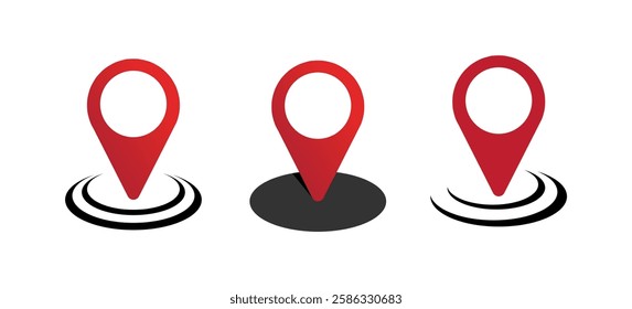 Location icon, map logo for maps google maps, sign, route, position, symbol and vector logo.