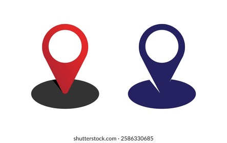 Location icon, map logo for maps google maps, sign, route, position, symbol and vector logo.