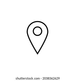 Standortsymbol. Symbol für Kartenstandort-Symbol-Vektorgrafik