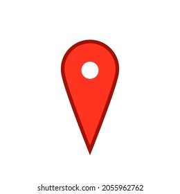Location icon, map pin, gps mark pointer vector.