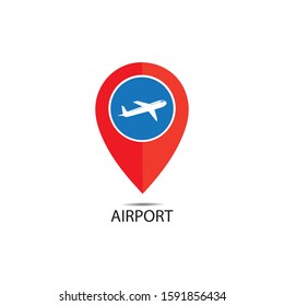 Location icon  map pin pointer. GPS navigation locate symbol