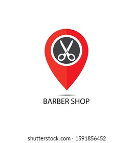 Location icon  map pin pointer. GPS navigation locate symbol