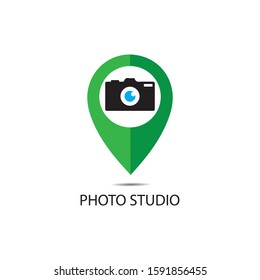 Location icon  map pin pointer. GPS navigation locate symbol