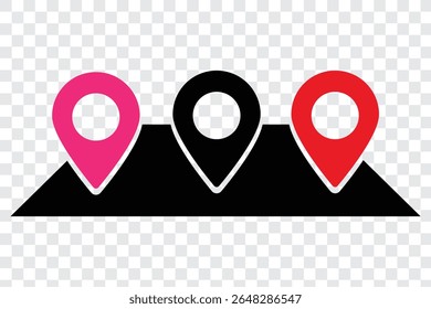 Location icon. Map pin icon set. location marker. location pin. Map pin icon vector illustration eps 10.