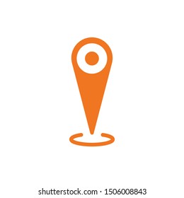 Location icon, map pin symbol