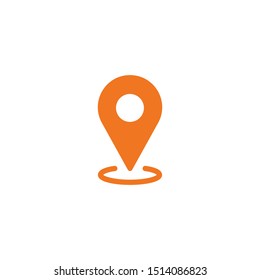 Location icon, map pin symbol