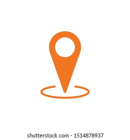 Location icon, map pin symbol
