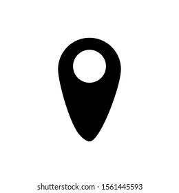 Location  icon. Map pin symbol. Logo design element
