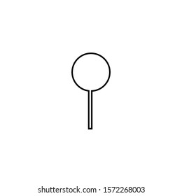 Location icon. Map pin symbol. Logo design element