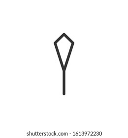 Location icon. Map pin symbol.  Logo design element