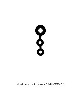 Location icon. Map pin symbol. Logo design element