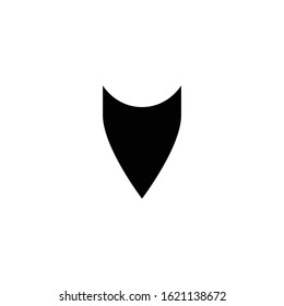 Location icon. Map pin symbol. Logo design element