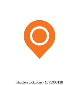 Location icon. Map pin vector symbol.