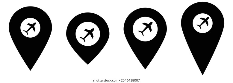 Location icon. Map pin icon. Location icon vector in trendy design style. EPS 10.