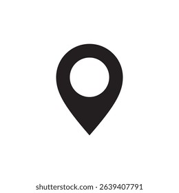 Location Icon. Map pointer icon.