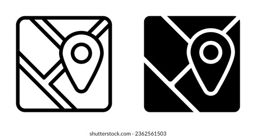 Location icon. Map sign for mobile concept and web design. vector illustration