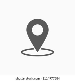 location icon, map vector