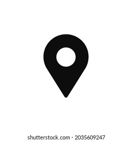 Location icon. Maps pin. Location pin. Vector illustration for graphic design, Web, UI, app.