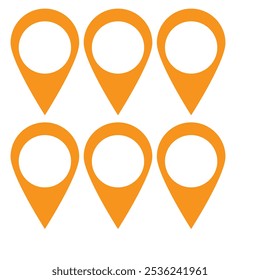 Icono de Locación. Alfiler de mapas. Locación pin. Vector de icono de pin. Icono de mapa de Locación