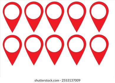 Icono de Locación. Alfiler de mapas. Locación pin. Vector de icono de pin. Icono de mapa de Locación