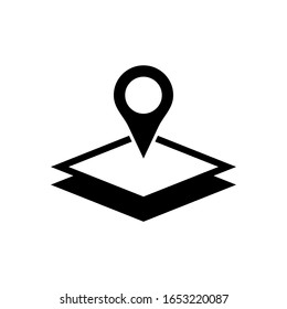 Location-Symbol, Markup-Design. Punktposition. Geolokation