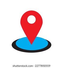 
location icon minimalistic design vector illustration