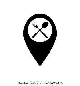 location icon on the background