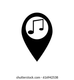 location icon on the background