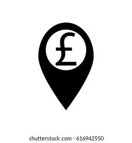 location icon on the background