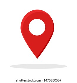 Location icon on the map